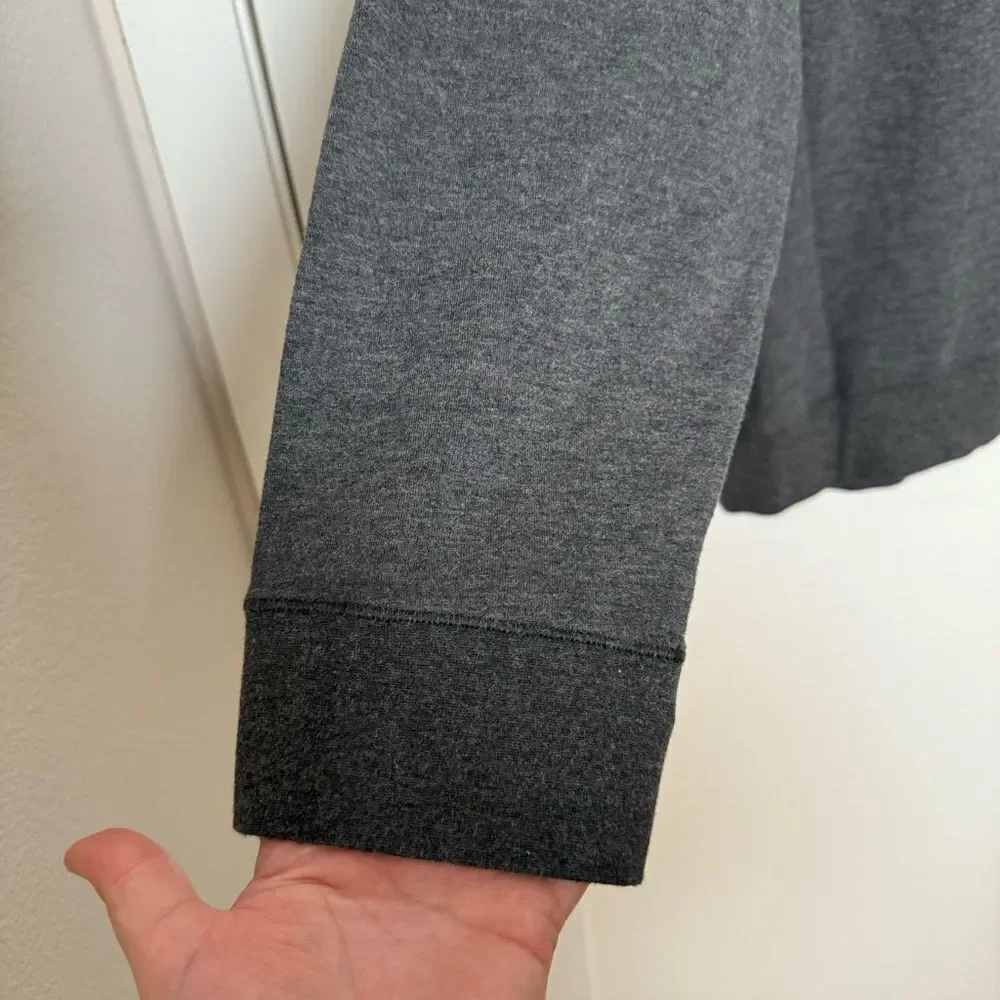 Polo Ralph Lauren Sweater Mens Sz XXL Gray Performance 1/4 Zip Mock Neck Preppy